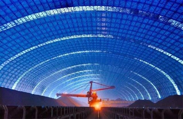 新郑亿优钢构工程师为您解析原料场封闭技术的特点和类型